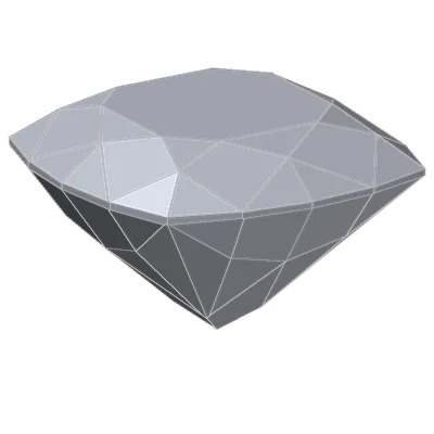 Cushion Cut, 3D model