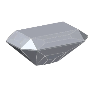 Emerald Cut, 3D model